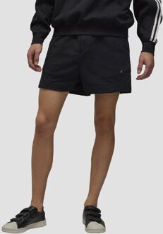 Men's Y-3 French Terry Cutline Shorts in Black Zwart
