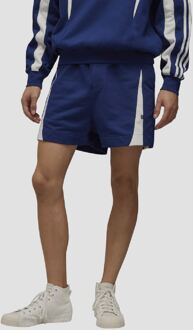 Men's Y-3 French Terry Cutline Shorts in Blue Blauw