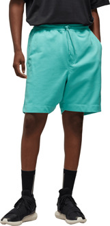 Men's Y-3 French Terry Shorts in Teal Groenblauw - L