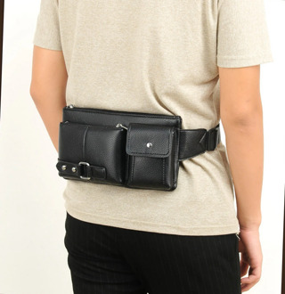 Men Shoulder Bag Riñonera Marsupio Uomo Nerka Riñonera Deportiva