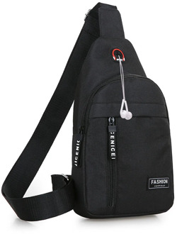 Men Shoulder Bags Nylon Waist Packs Sling Bag Crossbody Outdoor Sport Shoulder Chest Daily Picnic Canvas Messenger Bag Bolsa