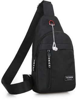 Men Shoulder Bags Nylon Waist Packs Sling Bag Crossbody Outdoor Sport Shoulder Chest Daily Picnic Canvas Messenger Bag Bolsa