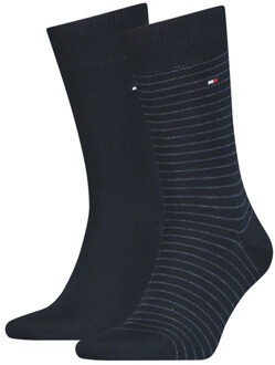 MEN SMALL STRIPE SOCK 2P Mannen Sokken Maat 43-46