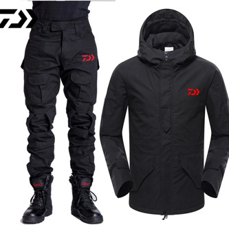 Men Suit For Fishing Pants Outdoor Camping Hiking Sport Wear Fishing Clothes Men Trousers Camouflage Jackets Fishing Shirts