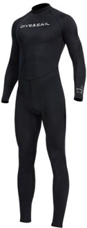 Men Wetsuit One Piece Diving Swimsuit with Back Zipper
