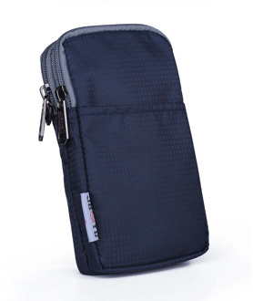 Men Women Nylon Mobile Cell Phone Case Cover Skin Bags Belt Waist Pack Hook Unisex Small Shoulder Messenger Fanny Bags