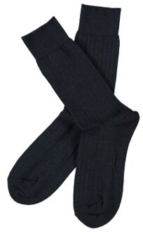 Men Wool Rib Socks Zwart,Blauw,Grijs - Maat 41/45