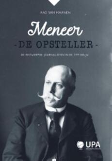 Meneer de opsteller - Boek Aad van Maanen (9057186101)