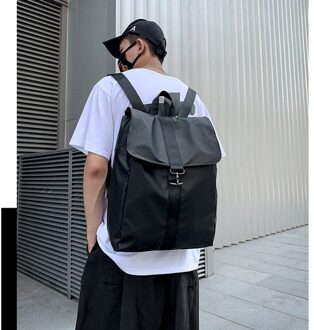 Mengm Rugzakken Mochila Voor Tiener Man Vrouwen Sport Back Pack Rits Hasp Backpacken zwart