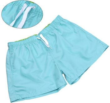 Mens Beach Shorts Kleur Beknopte Stijl Zomer Shorts Zwemmen Kofferbak Beachwear - Size (Grijs) afbeelding 1 1