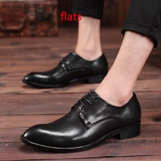 Mens Black Dress Schoenen Mannen Formele Schoenen Leer Luxe Mode Bruiloft Schoenen Mannen Elegante Business Casual Oxford Mannen 7