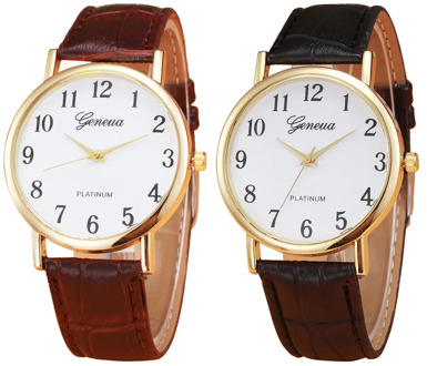 Mens Business Watch Retro Design Leather Band Analog Alloy Quartz Wrist Watch Casual Mens Watches Top Brand Luxury Sport Watches