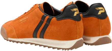 Mens Dijon Suède Hardloopschoenen (Oranje/Zwart) - maat EU 43 / UK 9