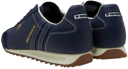 Mens Liverpool Leren Sneakers (Marineblauw/Off White) - maat EU 39/ UK 6 Navy