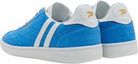 Mens Lyon Suede Cupsole Sneakers (Blauw/Wit) - maat EU 40.5 / UK 7