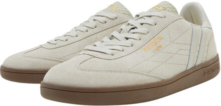 Mens Lyon Suède Cupsole Trainers (Off White/Gum) Gebroken wit - EU 39/ UK 6