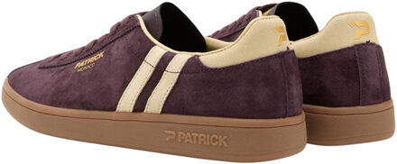 Mens Monaco Suède Cupsole Sneakers (Donkerbruin/Beige) - maat EU 40.5 / UK 7 Donker Bruin