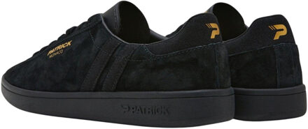 Mens Monaco Suède Cupsole Sneakers (Zwart) - EU 43 / UK 9