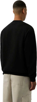 Mens Oscar Crew Neck Sweatshirt (Zwart) - L