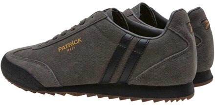 Mens Rio Suède Sneakers (Houtskool/Zwart) - maat EU 39/ UK 6