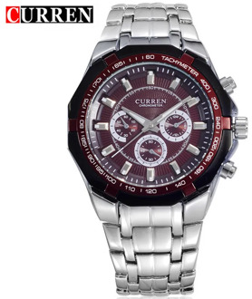 Mens Watches Top Brand Luxury 2018 CURREN Full Steel Quartz Men's Wrist Watch Fashion Sport Male Clock Relogio Masculino