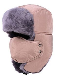 Mens Womens Trapper Aviator Trooper Oorklep Warmer Ski Cap Masker Kap Hoed Comfortabele Persoonlijkheid Eenvoudige Leisure khaki
