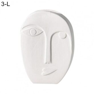 Menselijk Gezicht Uitdrukking Planten Pot Vaas Planter Home Office Desktop Decor 3 L