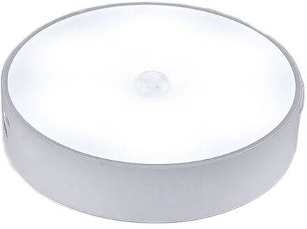 Menselijk Lichaam Sensor Led Nachtlampje 3AAA Menselijk Lichaam Inductie Lamp Lichtintensiteit Sensoren Creatieve Night Light Thuis Slaapkamer Whitewhite