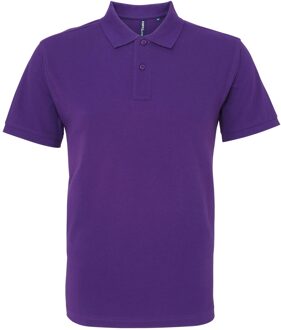 Menselijk organisch Klassiek Fit Poloshirt (Paars) - maat 3XL