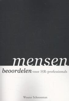Mensen beoordelen voor HR-professionals - Boek Wouter Schoonman (949120307X)