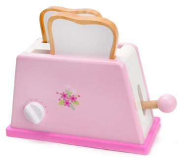 Mentari Houten broodrooster roze, mentari