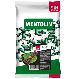 Mentolin licorice without sugar · 1Kg.