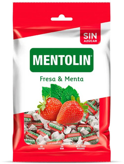 Mentolin Strawberry & mint without sugar · 100g.