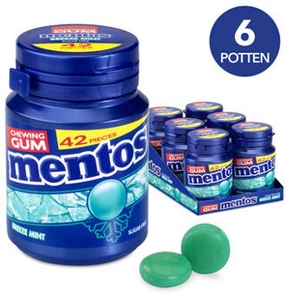 Mentos Mentos - Breezemint Gum 6 Stuks