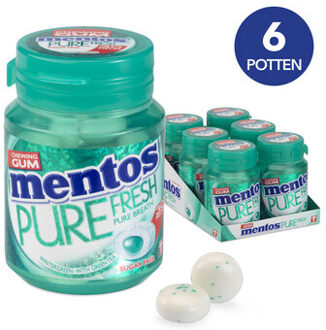 Mentos Mentos - Pure Fresh Green Gum 6 Stuks
