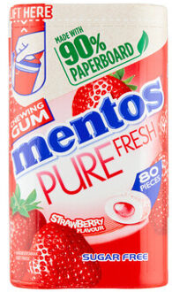 Mentos Mentos - Pure Fresh Gum Strawberry 4 Stuks