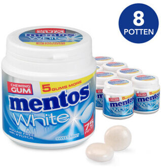 Mentos Mentos - White Sweetmint Gum 8 Stuks