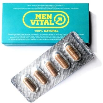 MenVital Erectiepillen - 5 Capsules - Libido Verhogend - 100% Natuurlijk Voedingssupplement - Alternatief Voor: Viagra, Levitra, Cialis, Forte, Kamagra En Performance.