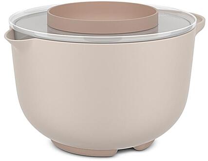 Mepal Beslagkom met spatdeksel 3L chalk crème