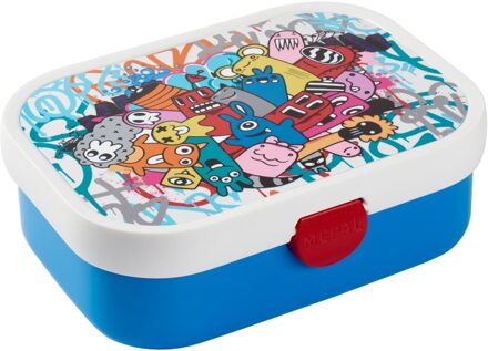 Mepal Campus Graffiti lunchbox Wit#Blauw