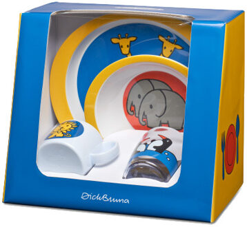Mepal Dick Bruna dierentuin kinderset 4-delig Geel