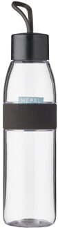 Mepal Drinkfles Ellipse 500 ml - nordic black Zwart - 500ml