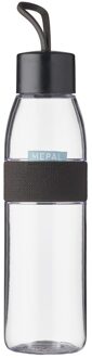 Mepal Drinkfles Ellipse 500 ml - nordic black Zwart - 500ml