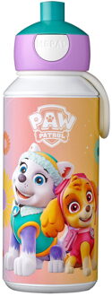 Mepal Drinkfles pop-up campus 400 ml - paw patrol girls Roze/lichtroze