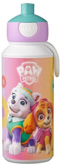 Mepal Drinkfles pop-up campus 400 ml - paw patrol girls Roze/lichtroze
