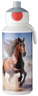 Mepal Drinkfles pop-up Campus 400 ml - Wild Horse Multikleur