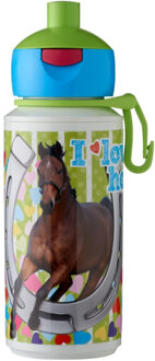 Mepal Drinkfles Pop Up Paarden 2