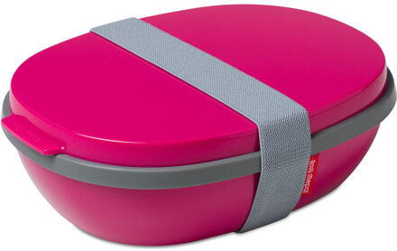 Mepal Ellipse Duo Lunchbox - Roze