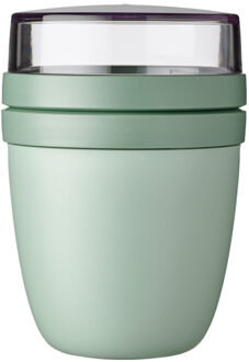 Mepal Ellipse Lunchpot - To Go Yoghurtbeker - 500 ml - Nordic Sage Groen