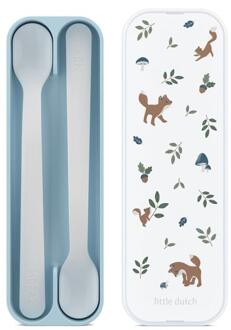 Mepal Forest Friends babylepel set a 2 blauw